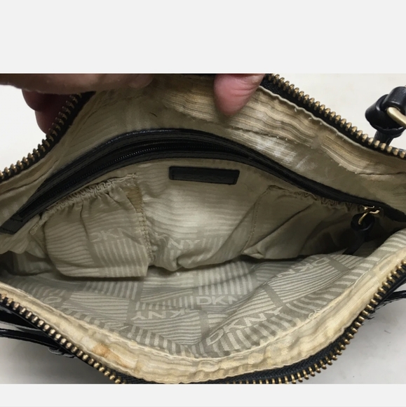 DKNY Signature Leather Handbag Mini Bag - Picture 6 of 10